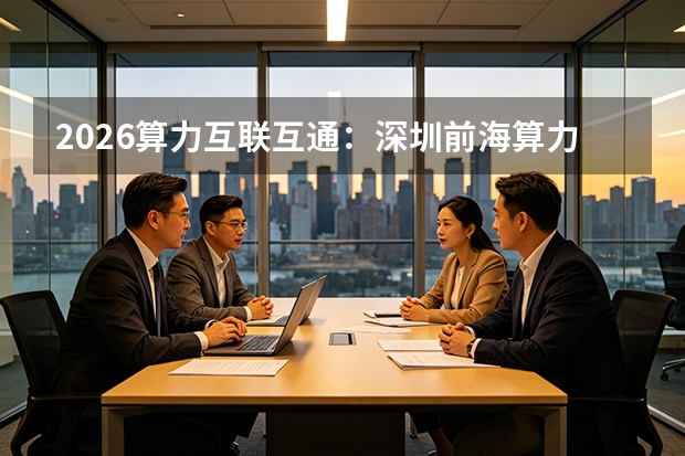2026算力互联互通：深圳前海算力服务平台