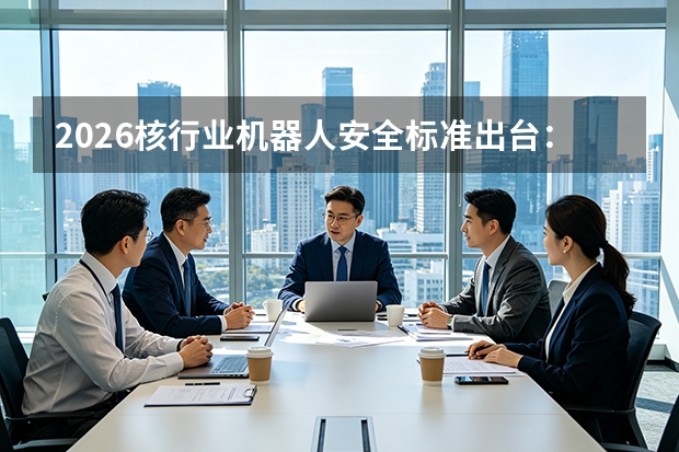 2026核行业机器人安全标准出台：新松主导起草