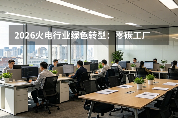 2026火电行业绿色转型：零碳工厂及节能降碳改造全攻略