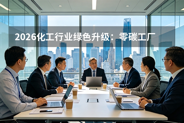 2026化工行业绿色升级：零碳工厂政策下的机遇与应对