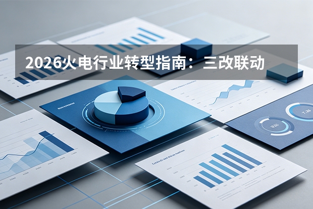 2026火电行业转型指南：三改联动与煤电灵活性改造申报全流程